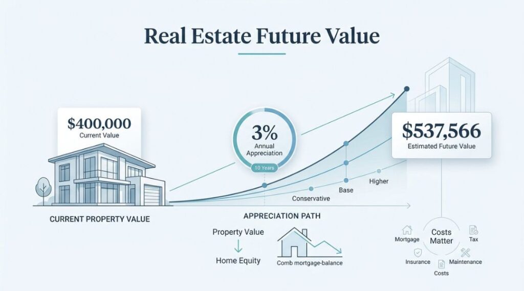Calculate the Future Value of Real Estate Property