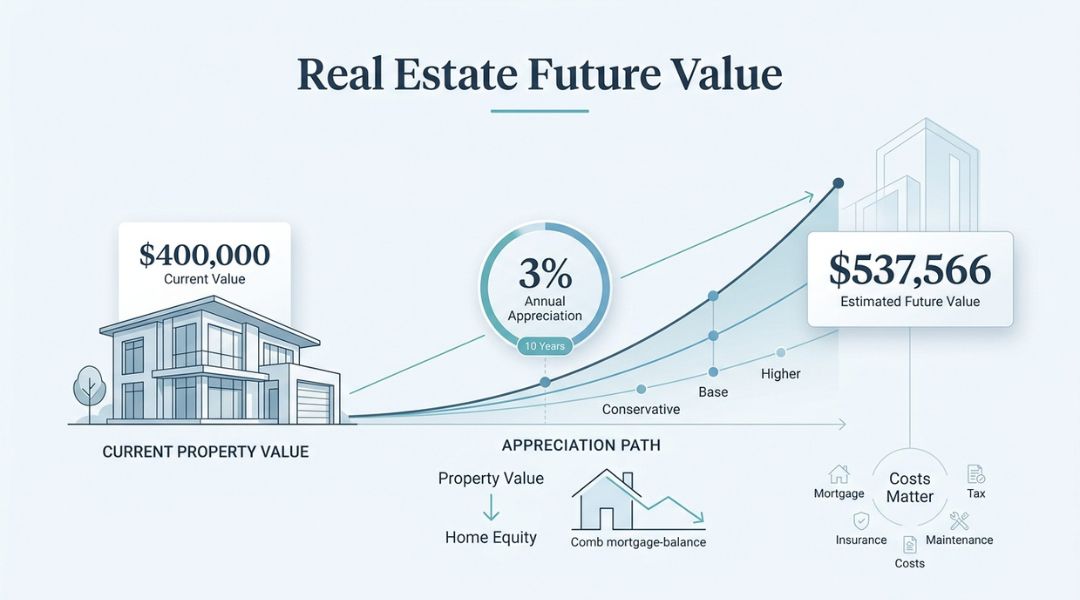 Calculate the Future Value of Real Estate Property