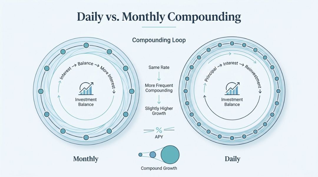 Daily vs. Monthly Compounding